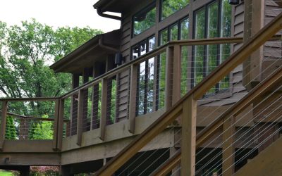Deck Restoration and Reconfiguration With Feeney Cable Handrail Retrofit…